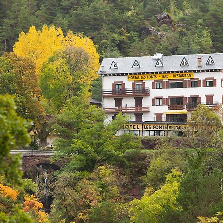 Hostal Les Fonts Castellar De N'Hug Eksteriør bilde